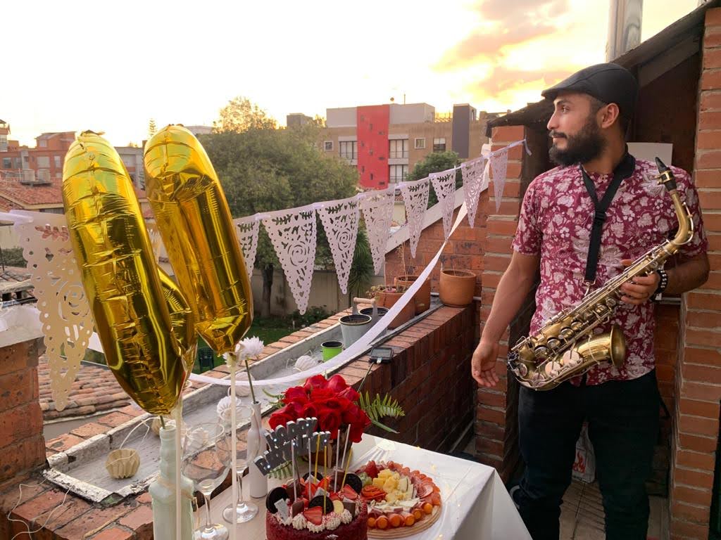 saxofonista Bogotá